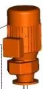 Getriebemotor 4 kW, 400 U/min, 2-stufig mit Neigungsschalter